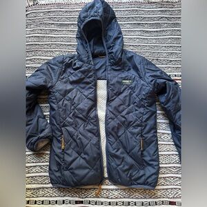 L.L Bean kids reversible fleece-lined jacket